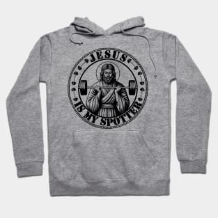 Fitness Jesus Is My Spotter Vintage Hoodie